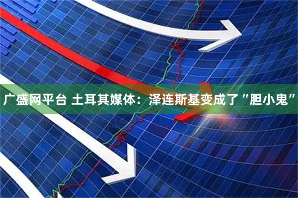 广盛网平台 土耳其媒体：泽连斯基变成了“胆小鬼”
